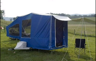trailer campers motorcycle camper pop tent trailers camping diy motorcycles