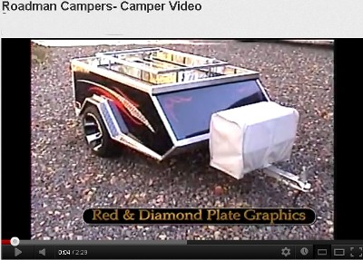 The Motorcycle Campers by Roadman include model RC-038 and RC-2T. The Motorcycle Campers by Roadman include model RC-038 and RC-2T.