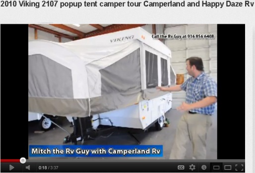 Viking pop-up camper trailer