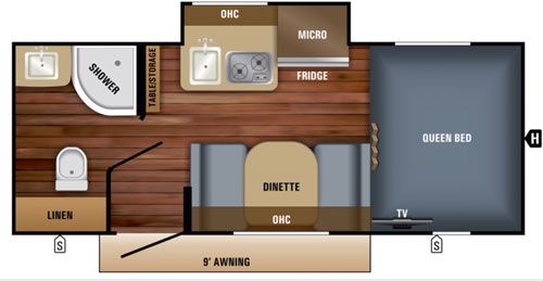 Jayco Hummingbird 17RB 2018 UltraLite RVs