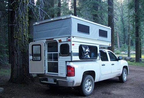 folding truck camper